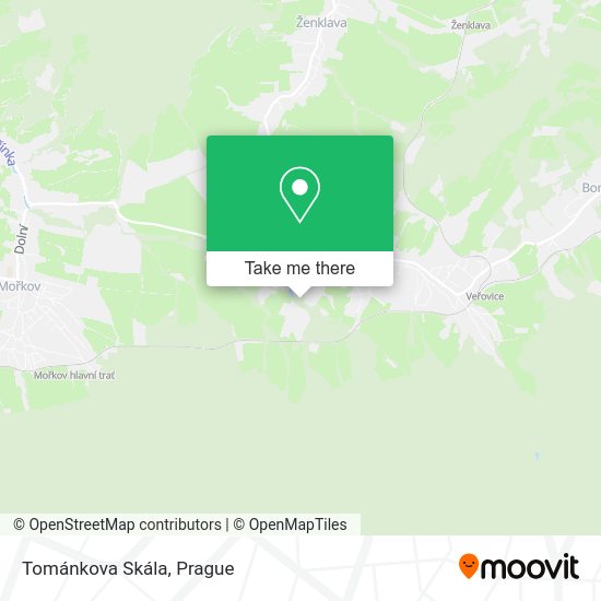 Tománkova Skála map