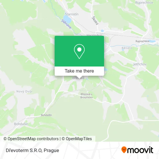 Карта Dřevoterm S.R.O