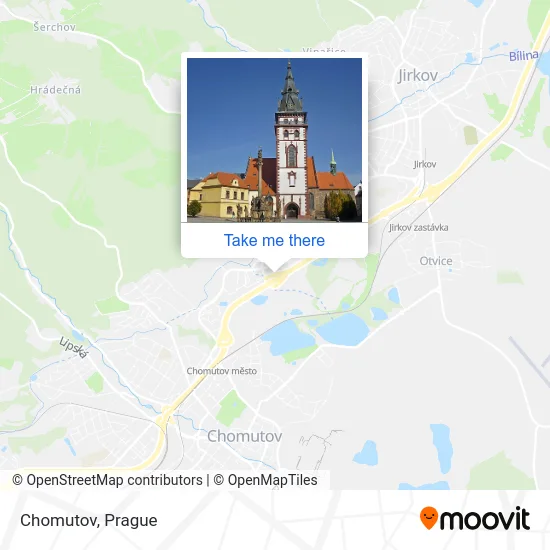 Карта Chomutov