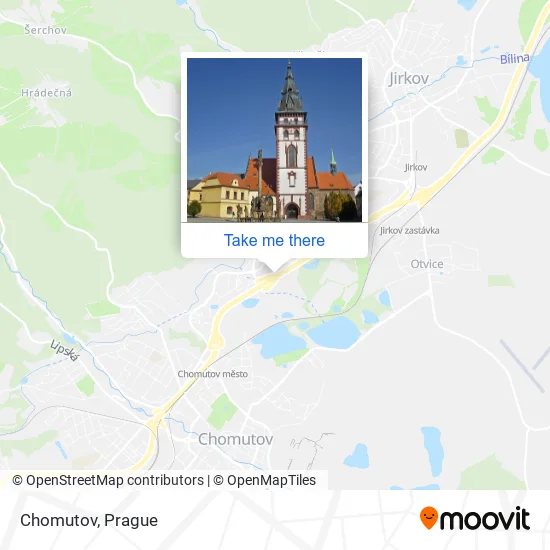 Карта Chomutov