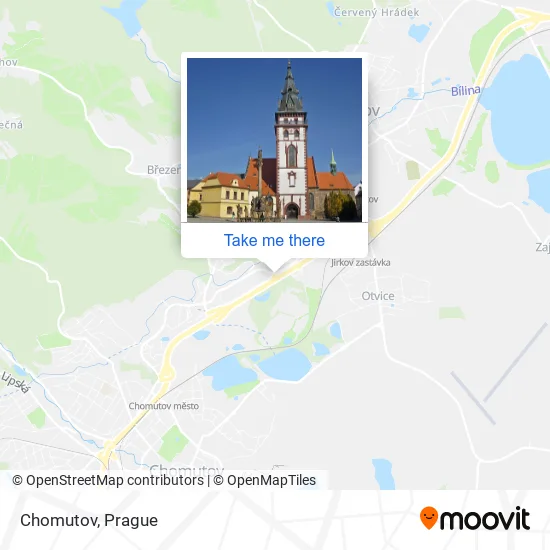 Карта Chomutov