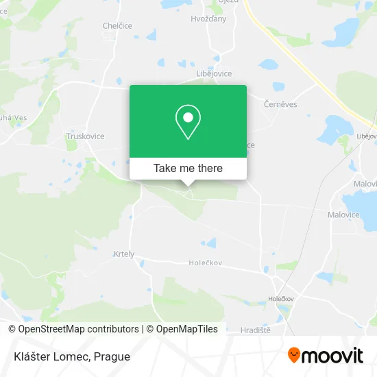 Карта Klášter Lomec