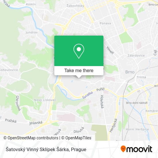 Šatovský Vinný Sklípek Šárka map