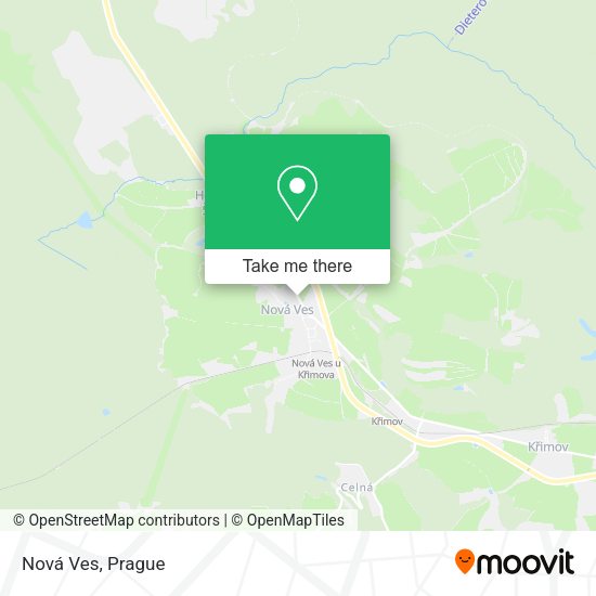 Карта Nová Ves