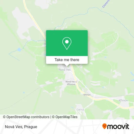 Карта Nová Ves