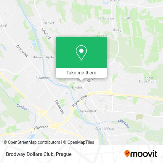 Brodway Dollars Club map