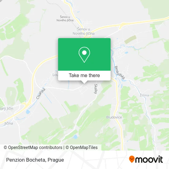 Карта Penzion Bocheta