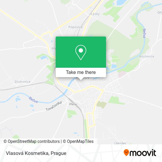 Vlasová Kosmetika map
