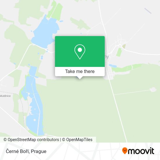 Černé Boří map