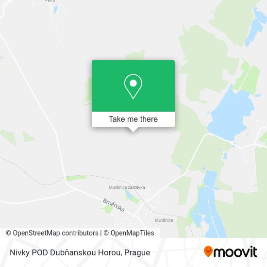 Nivky POD Dubňanskou Horou map