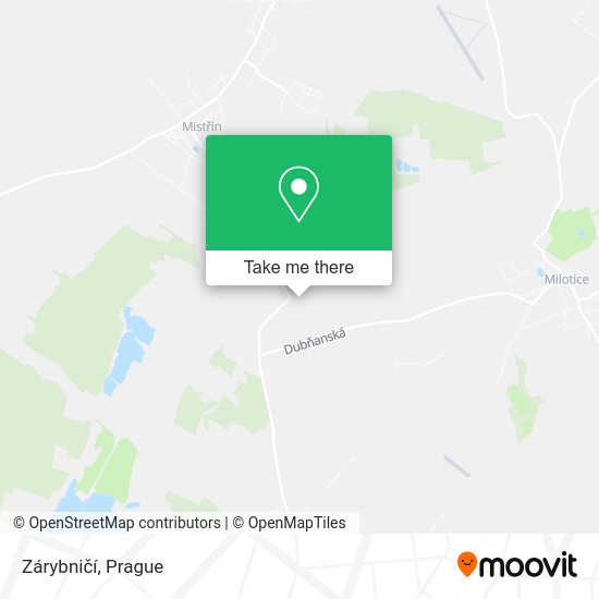 Zárybničí map