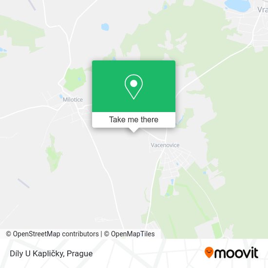 Díly U Kapličky map