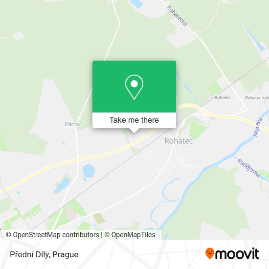 Přední Díly map