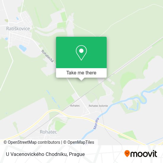 U Vacenovického Chodníku map