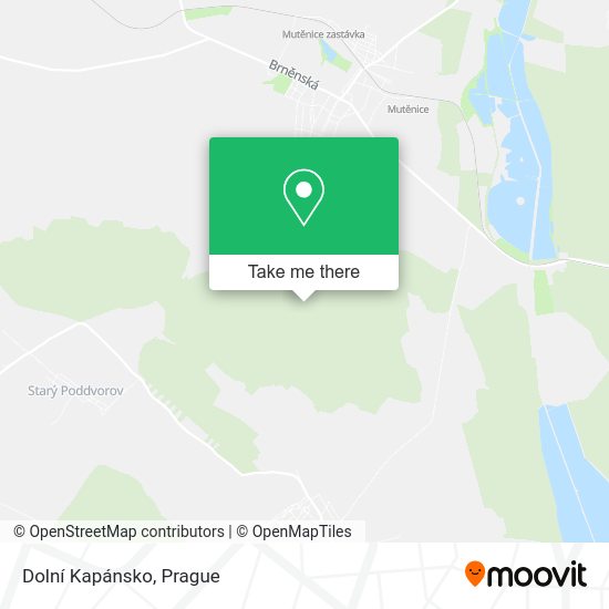 Dolní Kapánsko map