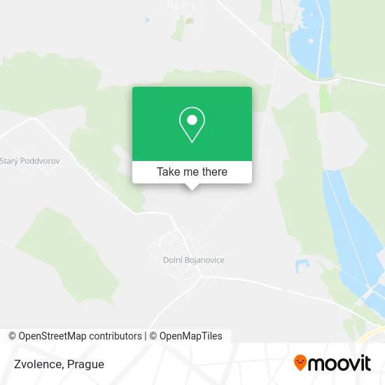 Карта Zvolence