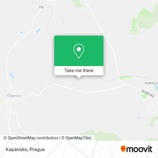 Карта Kapánsko