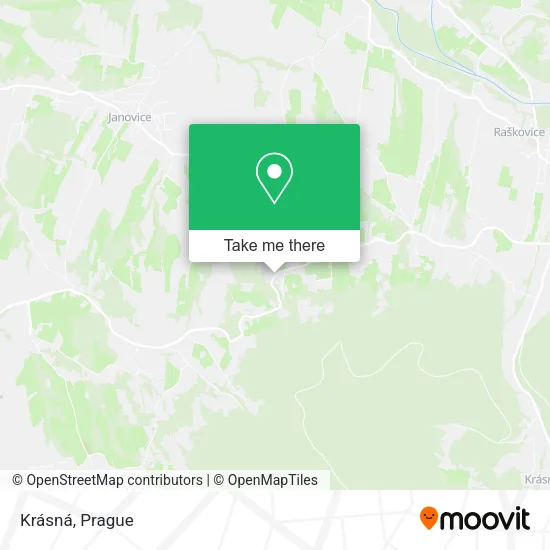 Карта Krásná