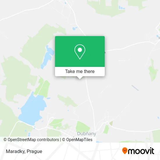 Maradky map