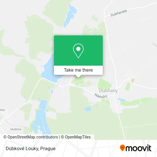 Карта Dúbkové Louky