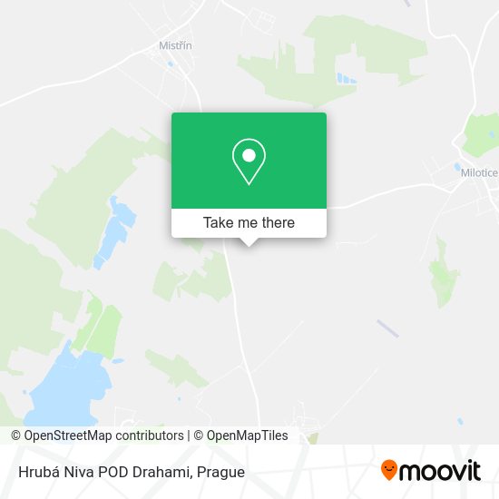 Hrubá Niva POD Drahami map