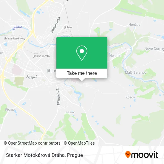 Карта Starkar Motokárová Dráha