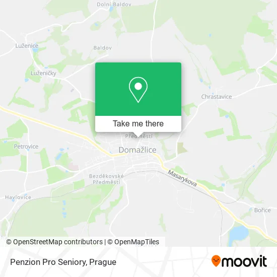 Карта Penzion Pro Seniory
