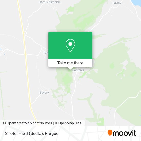 Sirotčí Hrad (Sedlo) map