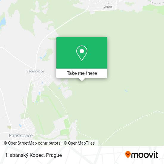Habánský Kopec map