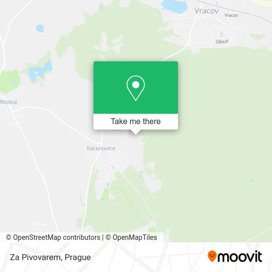 Карта Za Pivovarem