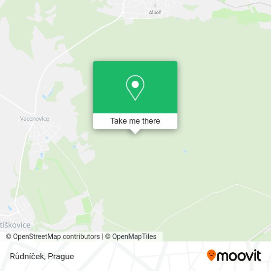 Růdníček map