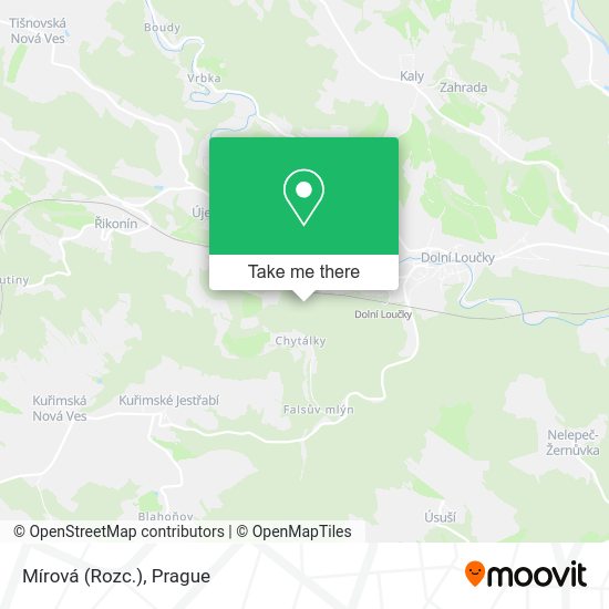 Карта Mírová (Rozc.)