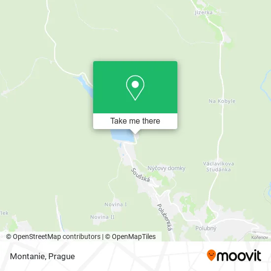 Карта Montanie