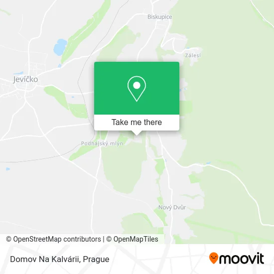 Карта Domov Na Kalvárii