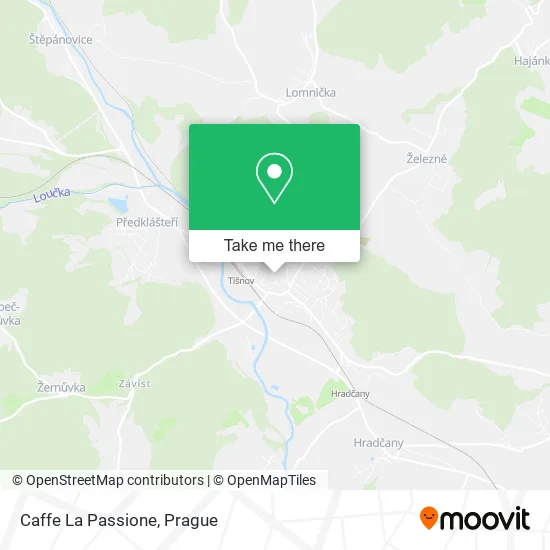 Карта Caffe La Passione