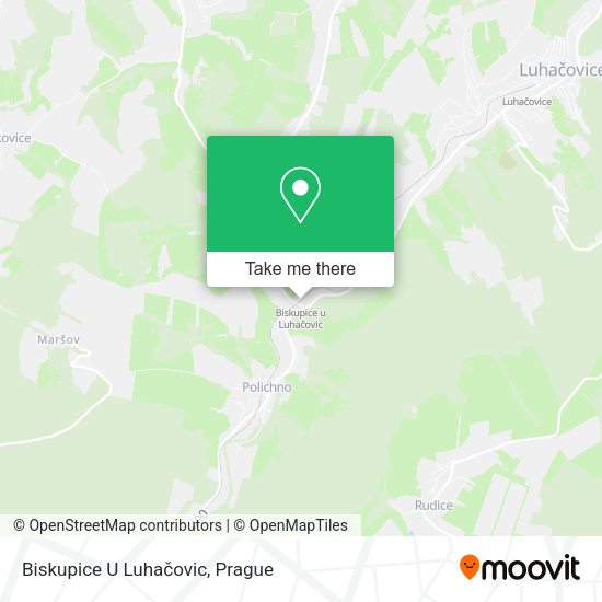 Biskupice U Luhačovic map