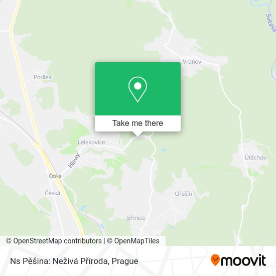 Ns Pěšina: Neživá Příroda map