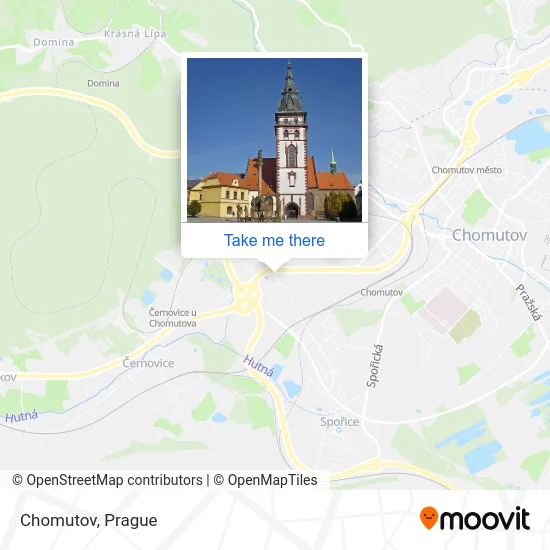 Карта Chomutov