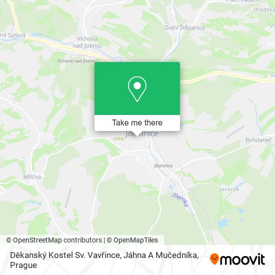 Děkanský Kostel Sv. Vavřince, Jáhna A Mučedníka map