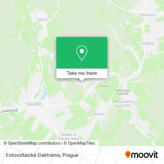 Карта Fotovoltaická Elektrárna