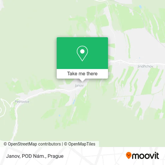 Карта Janov, POD Nám.