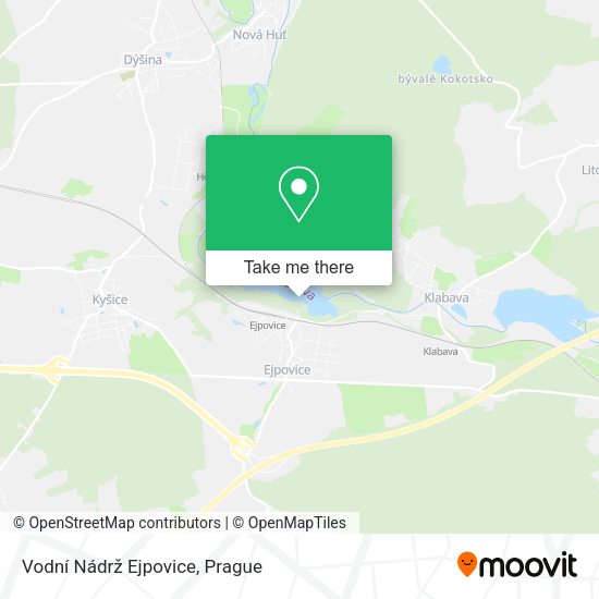 Vodní Nádrž Ejpovice map