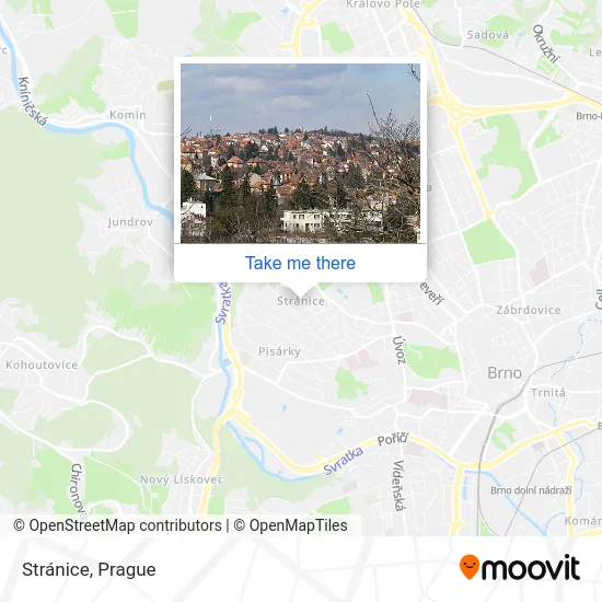 Карта Stránice