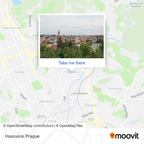 Карта Husovice
