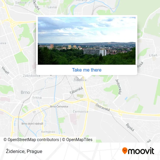 Карта Židenice