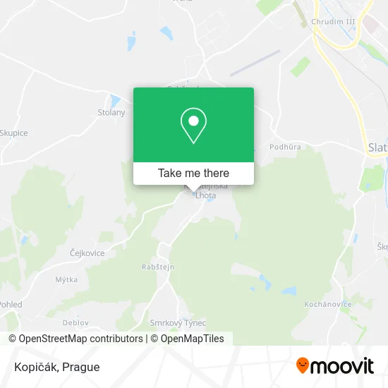 Карта Kopičák