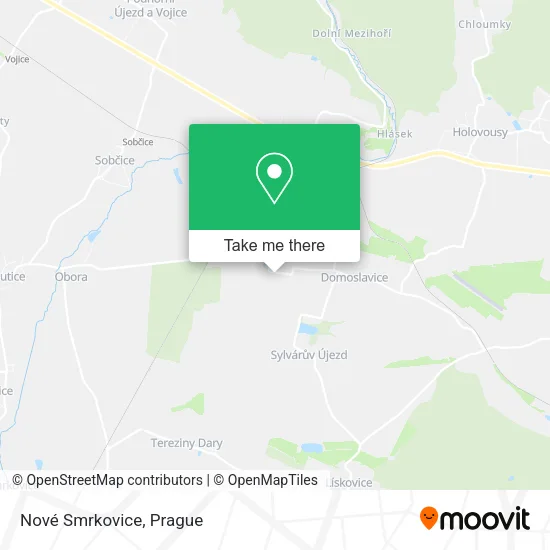 Карта Nové Smrkovice