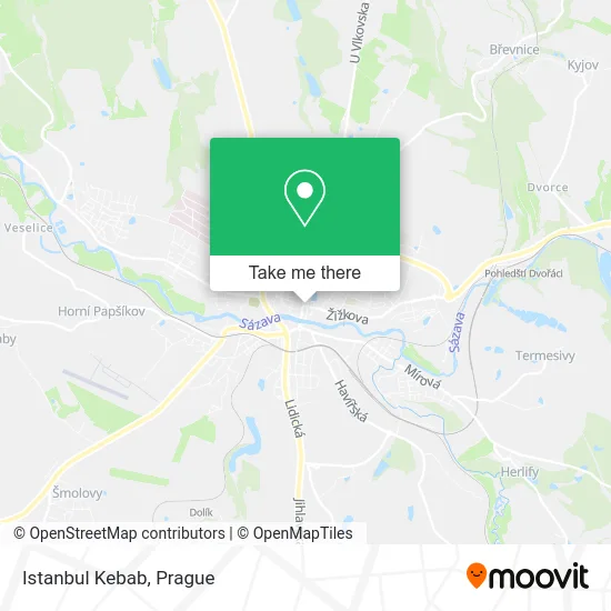 Карта Istanbul Kebab