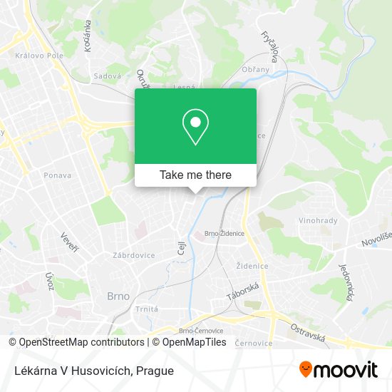 Lékárna V Husovicích map