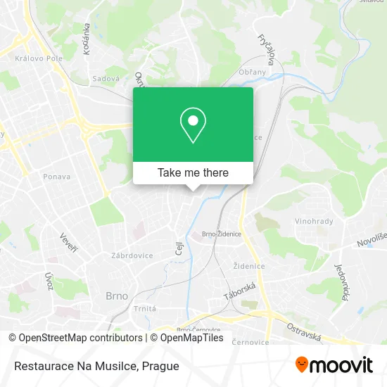 Карта Restaurace Na Musilce